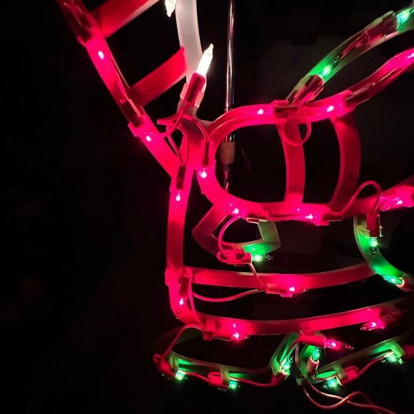 Impact Innovations 18" Lighted Santa Claus Christmas Window Silhouette EUC Cute - Picture 13 of 16